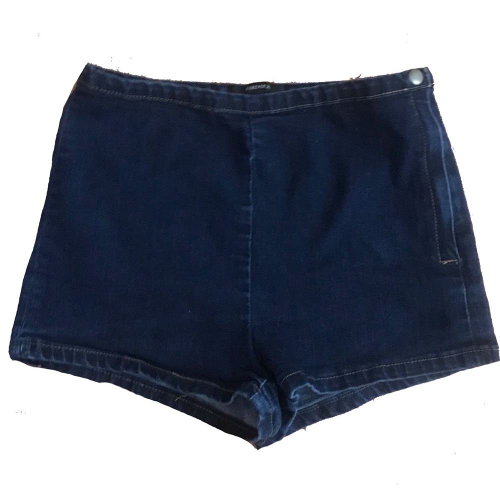 ✨2/$15✨✨High Waist, Side Zip, Denim Shorts